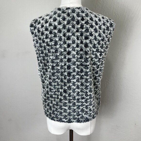 Alice + Olivia‎ Faux Fur Plush Soft Lined Sleeveless Vest Jacket ESTIMATED Small - Picture 4 of 8